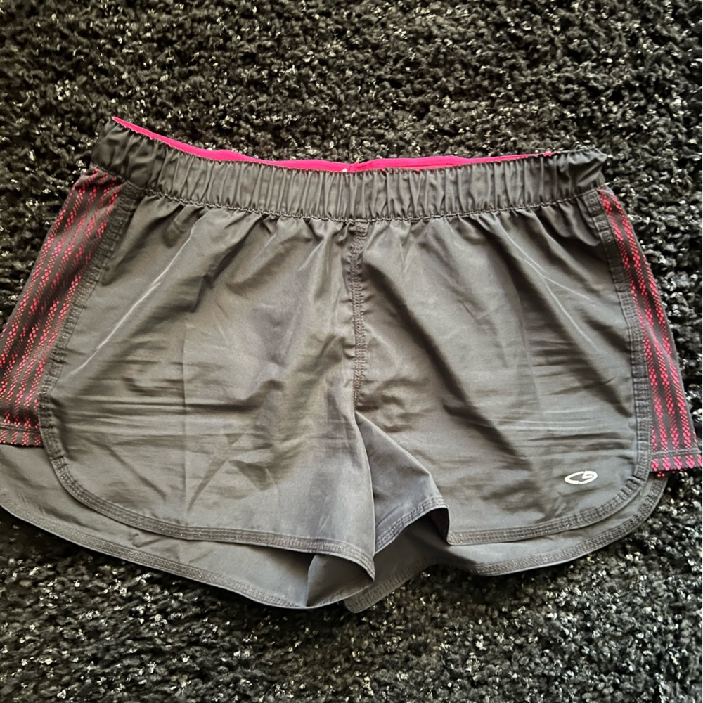 C9 by Champion Women's Black and Pink Athletic Shorts